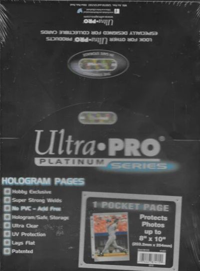 Ultra Pro Platinum Series 1 Pocket Pages [100 Count]