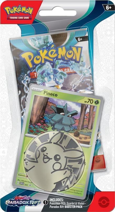 Pokemon Scarlet and Violet [SVP] Paradox Rift CHECKLANE BLISTER Pack Pineco