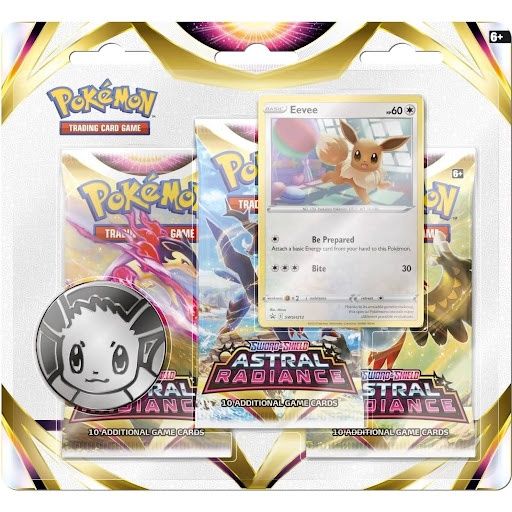 Pokemon Sword &amp; Shield - Astral  Radiance 3 Pack Blister