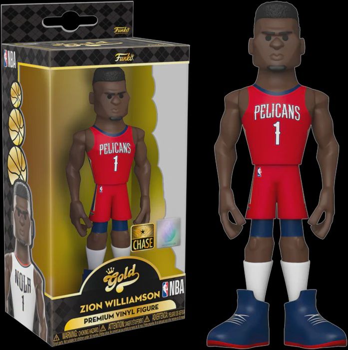 FUNKO POP! Premium Gold Figurine Base | Chase  | Basketball Zion Williamson