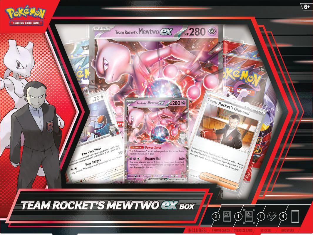 Pokémon TCG: Team Rocket&#39;s Mewtwo ex Box