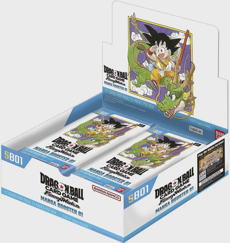 DRAGON BALL SUPER FUSION WORLD MANGA 01 BOOSTER BOX
