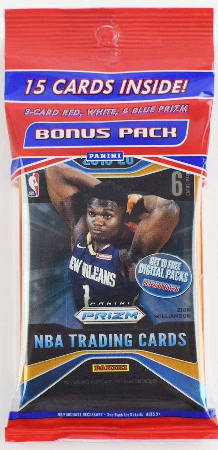 2019/20 Panini Prizm Basketball Multi Cello Pack
