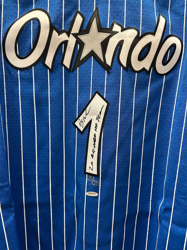 Anfernee "Penny" Hardaway Upper Deck UDA Autographed 1994-95 Orlando Magic Adidas Swingman Mitchell &amp; Ness Jersey 25/25