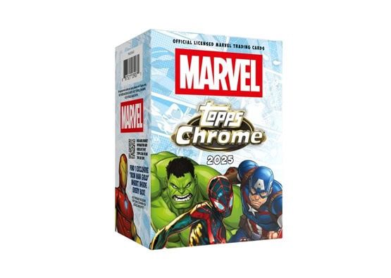 2025 Topps Chrome Marvel Comics Trading Cards Value Blaster Box