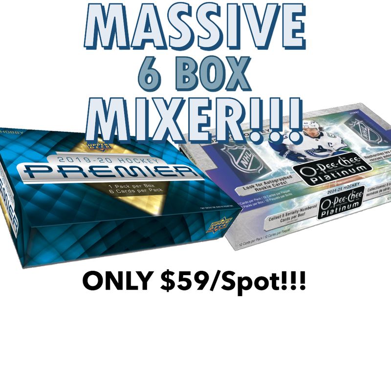 Break # 5052 | Massive 6 Box Mixer | Makar &amp; Hughes Premier + 2025 OPC Platinum+++**Team Random** ANY 1/1 BOUNTY AT $950