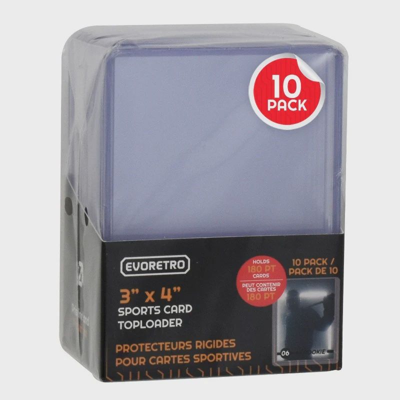 Evoretro 3” x 4” 180 Point Top Loaders (10/pack)