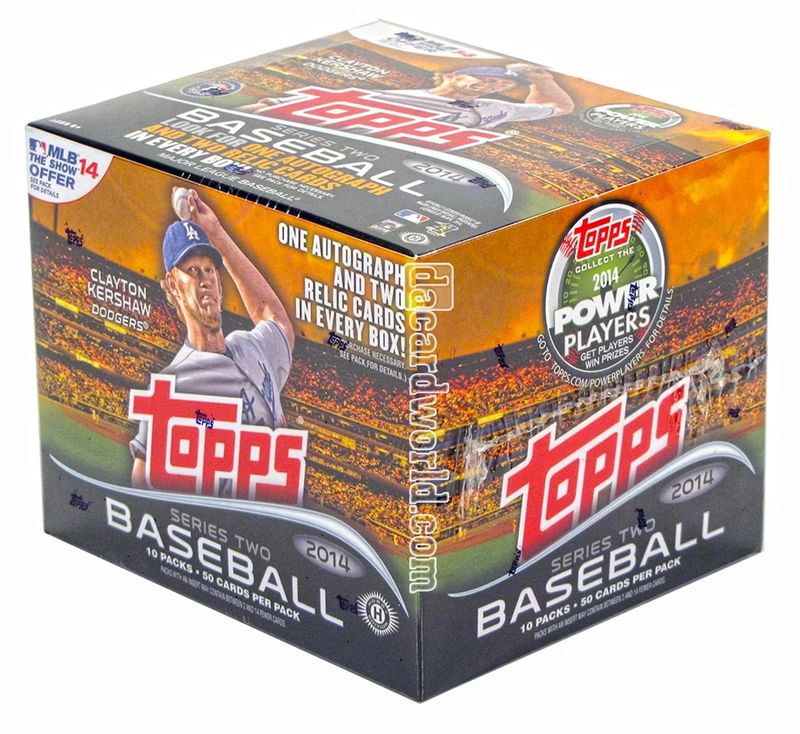 2014 Topps Series 2 Baseball Jumbo  Box