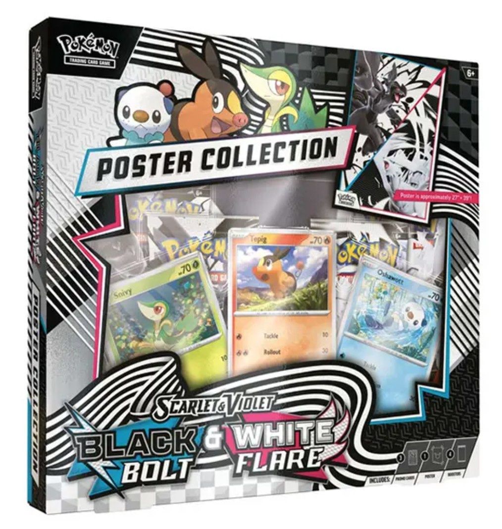 Pokemon TCG Scarlet &amp; Violet 10.5 Unova Poster Collection