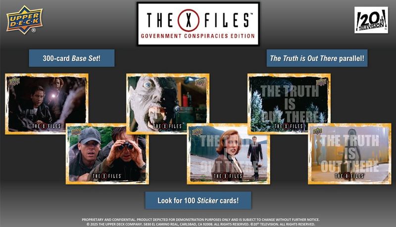 2025 UPPER DECK THE X-FILES GOVERNMENT CONSPIRACIES EDITION HOBBY BOX