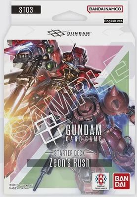 Gundam Card Game Starter Deck Zeon’s Rush ST-03