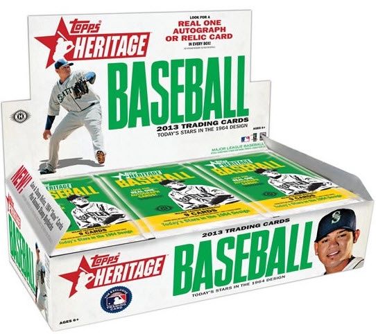 2013 Topps Heritage Baseball Hobby Pack