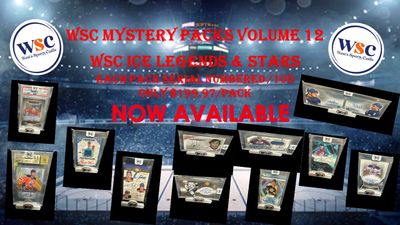 WSC MYSTERY PACKS | ICE LEGENDS &amp; STARS VOL.12 | 1 AUTO/PATCH/GRADED CARD/PACK ** GRETZKY-McDAVID-ORR-HOWE-LEMIEUX-MATTHEWS +++ $199.97/PACK!