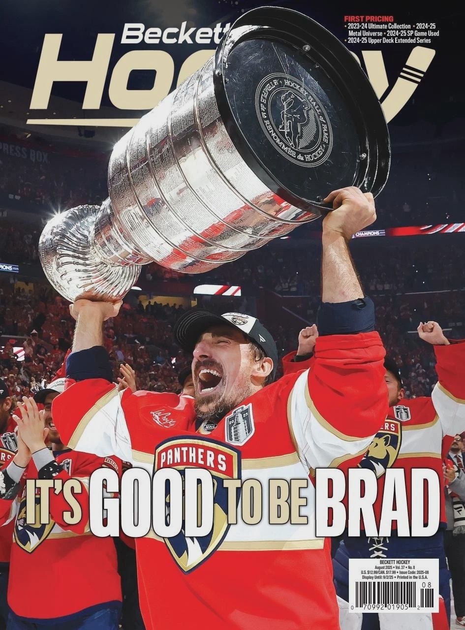 Beckett Hockey Monthly Price Guide Magazine #396 [August 2025]