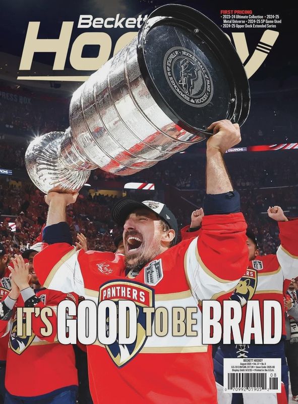 Beckett Hockey Monthly Price Guide Magazine #396 [August 2025]