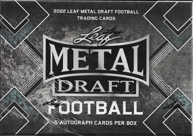 #SUMMER SIZZLER CRASHER | 2022 Leaf Metal Draft Football Hobby Box