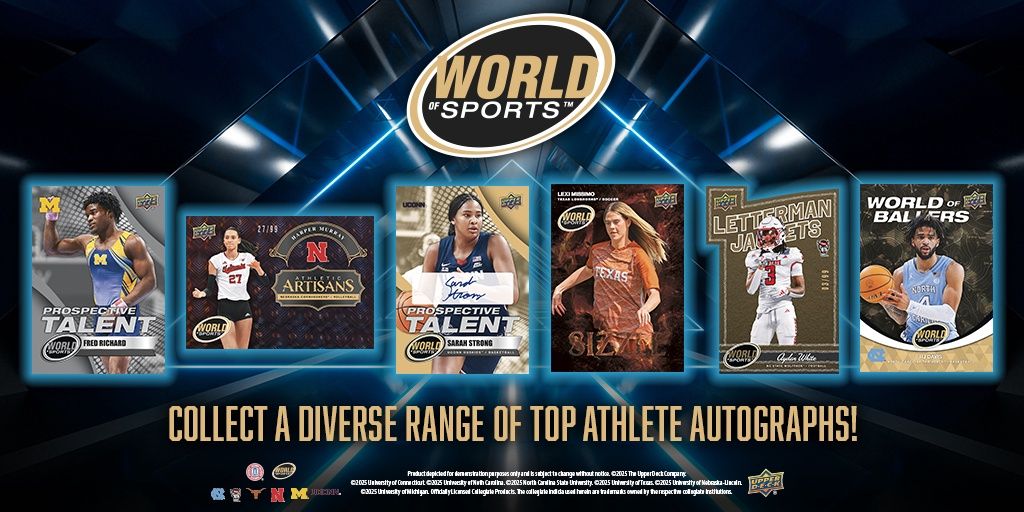 #SUMMER SIZZLER CRASHER! | 2025 Upper Deck World of Sport Multi-Sport Hobby Box