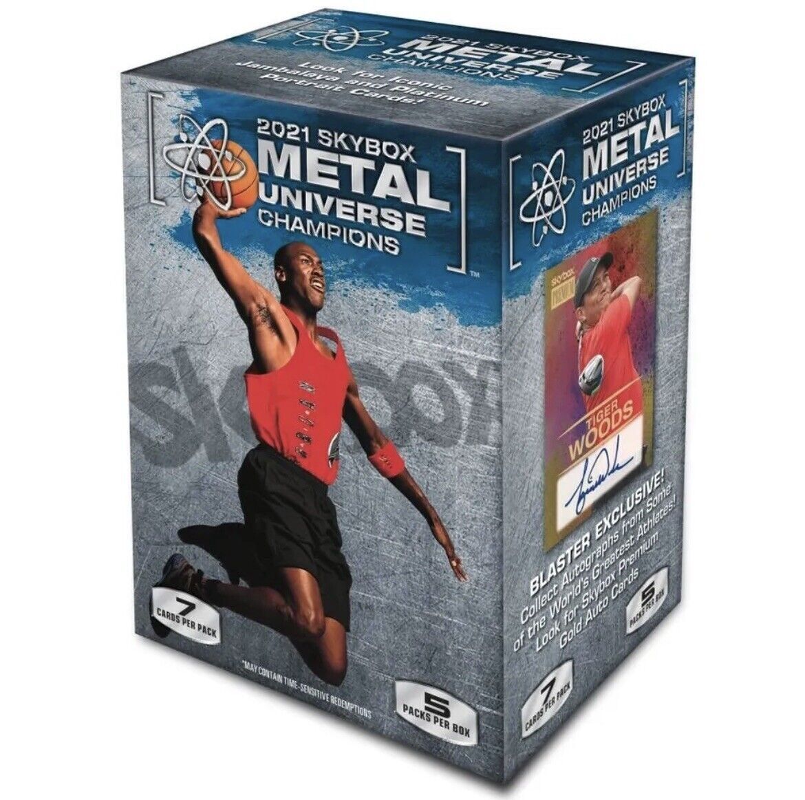 #SUMMER SIZZLER CRASHER! | 2021 UD Skybox Metal Universe Multi-Sport Blaster Box
