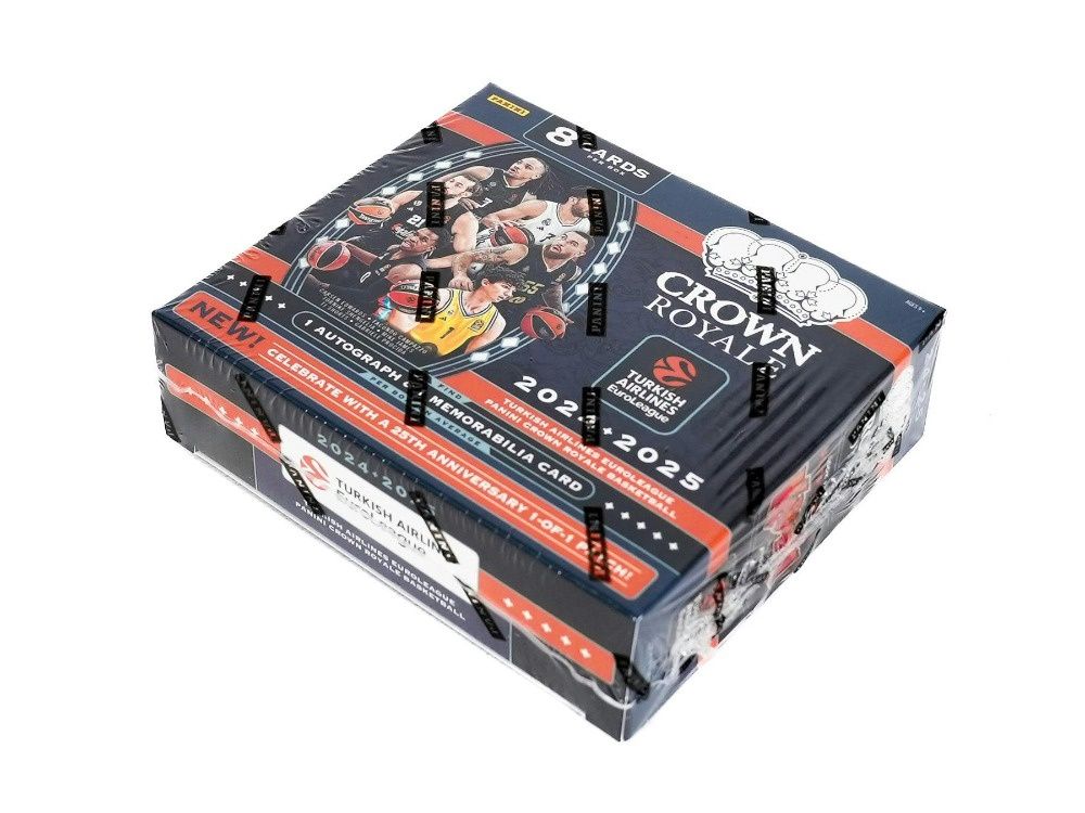 2024-25 PANINI CROWN ROYALE BASKETBALL TURKISH AIRLINES EUROLEAGUE - HOBBY BOX