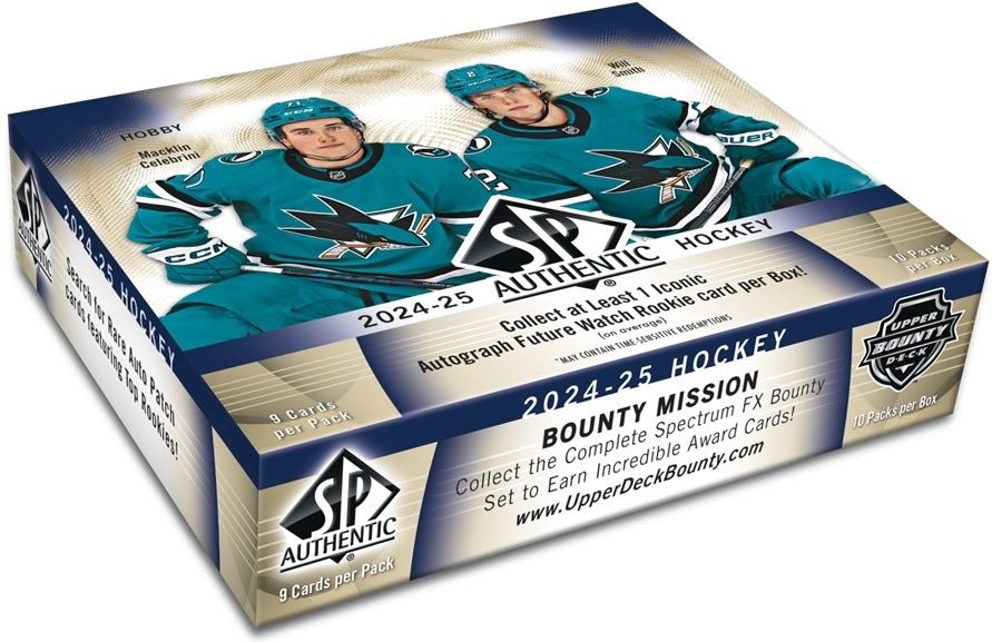 Break #5076 | 8 BOXES (1/2 Case) 2024-25 SP AUTHENTIC HOCKEY ** PYT ... ** BOUNTY IS AT $850-$900**