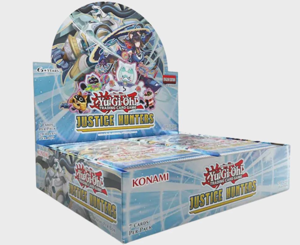 YUGIOH - JUSTICE HUNTERS BOOSTER BOX - 1ST EDITION