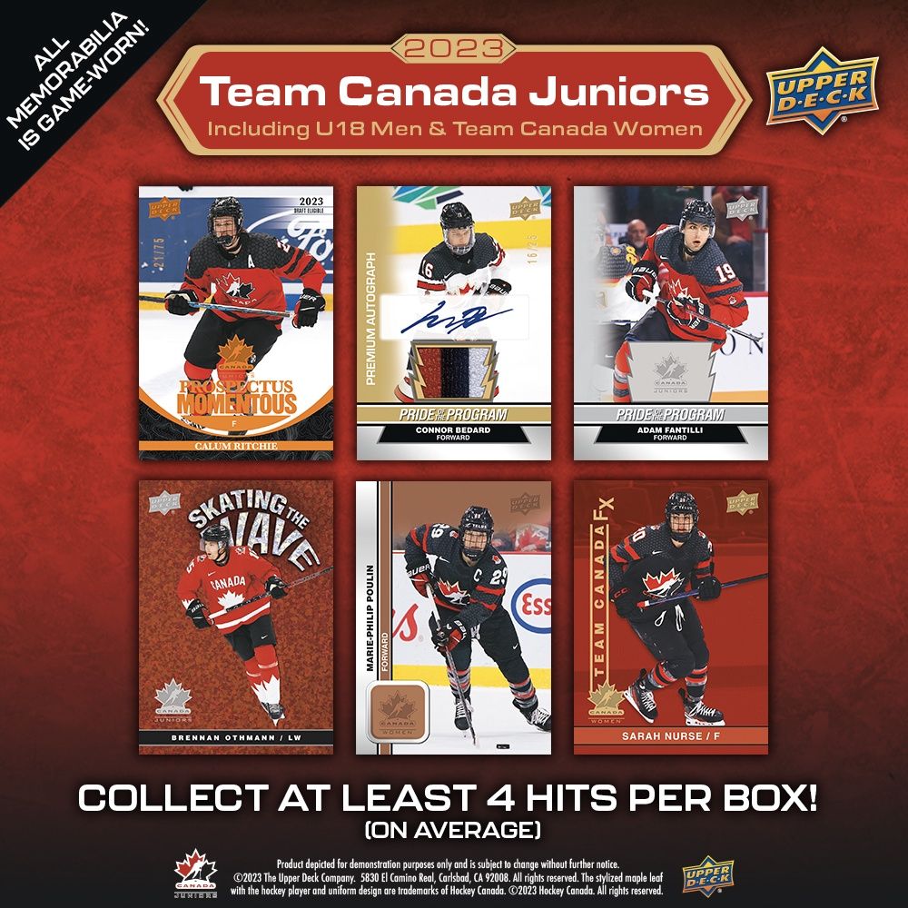 #SUMMER SIZZLER CRASHER | 2024 Upper Deck Team Canada Juniors Hockey Hobby Box