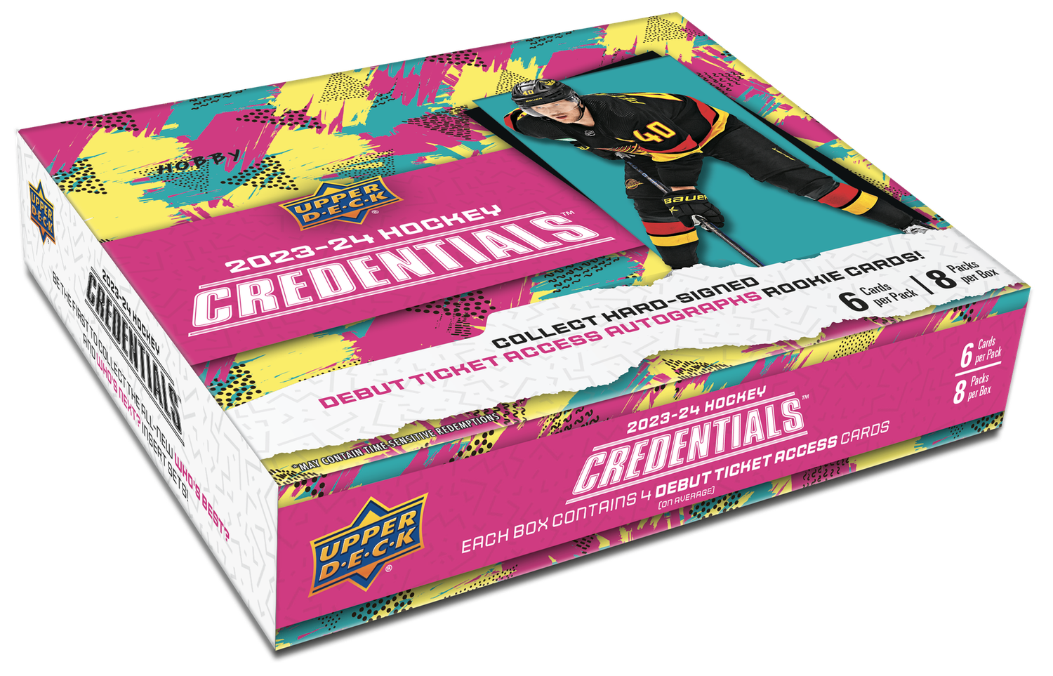 #SUMMER SIZZLER CRASHER | 2023-24 Upper Deck Credentials Hockey Hobby Box