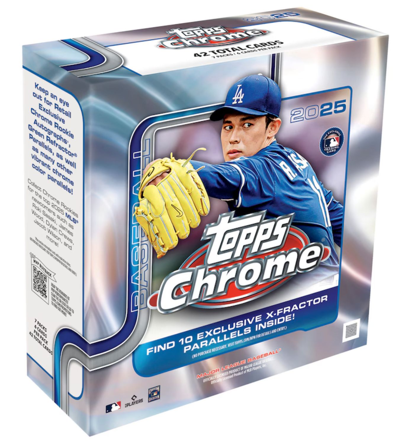 2025 Topps Chrome Baseball Factory Sealed Mega Box