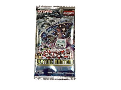 YUGIOH - JUSTICE HUNTERS BOOSTER PACK - 1ST EDITION