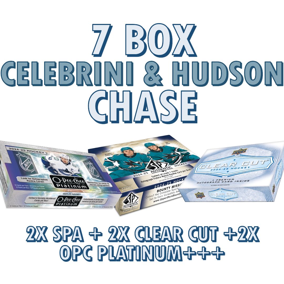 Break #5092 MASSIVE 7 Box Hutson + Celebrini Hunt **Team Random** ANY 1/1 BOUNTY AT $1350