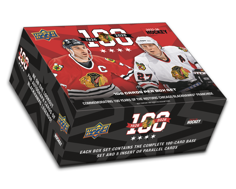 2025-26 Upper Deck Chichago Blackhawks Centennial Hockey Box Set