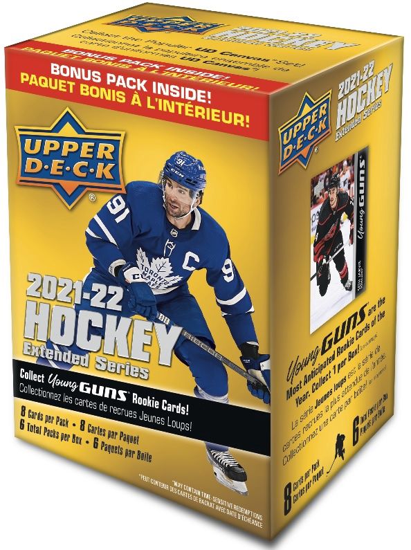 2021-22 Upper Deck Extended Series Hockey Blaster Box