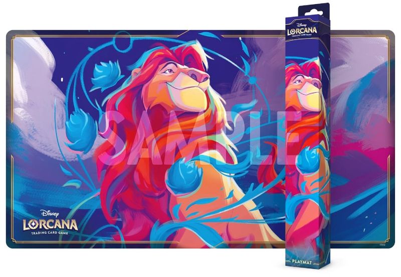 DISNEY LORCANA PLAYMAT FABLED [SET 9] MAT A CINDERELLA | MAT B MUFASA