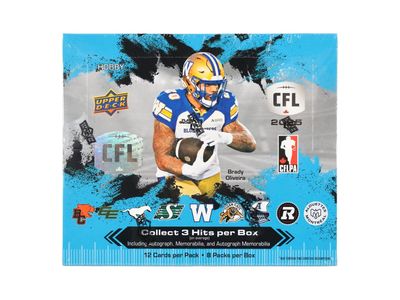 2025 Upper Deck CFL Canadian Football League Hobby Box