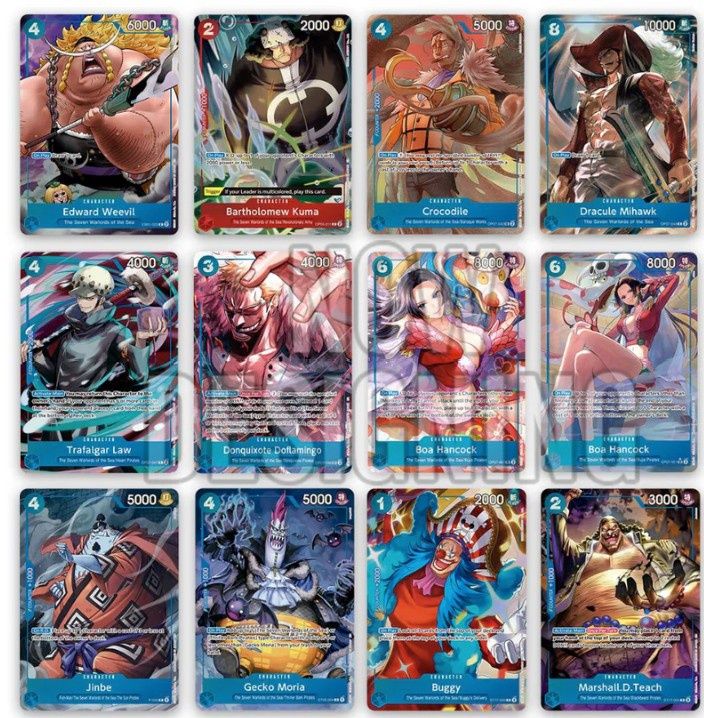 One Piece CG 9Pkt Binder Set Seven Warlords of the Sea