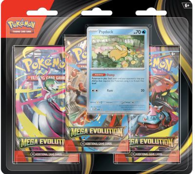 Pokemon Mega Evolution Base Set 3 Pack Blister | Golduck | Pysduck