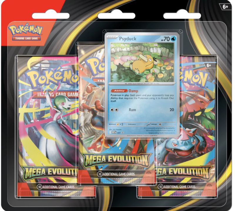 Pokemon Mega Evolution Base Set 3 Pack Blister | Golduck | Pysduck