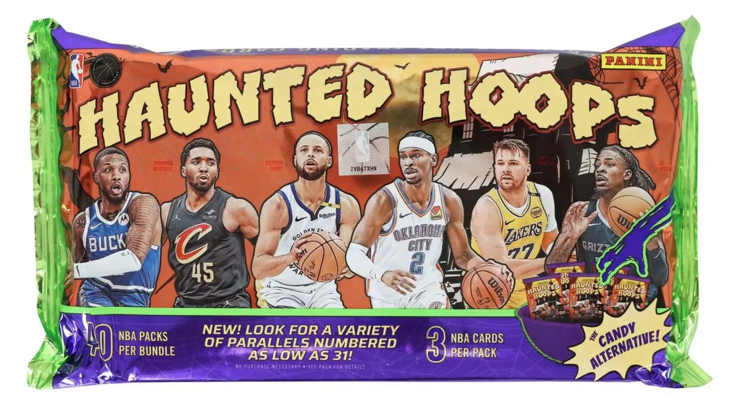 2024-25 Panini Haunted Hoops Basketball Halloween Treat Bundle