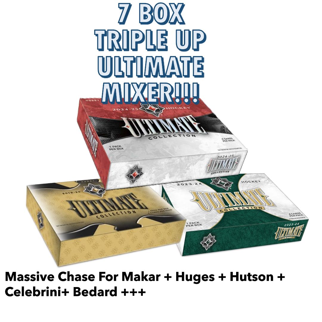 Break #5116 7 Box Mixer | 2019 Ultimate + 2025 Ultimate + 2024 Ultimate + Black Diamond +++ Team Random* ANY 1/1 BOUNTY AT $1550