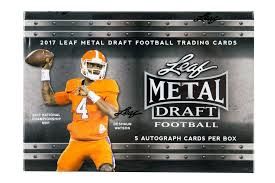 2017 Leaf Metal Draft Football Hobby Box