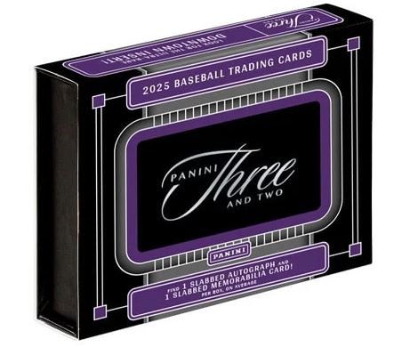 2025 Panini Three and Two Baseball Hobby Box