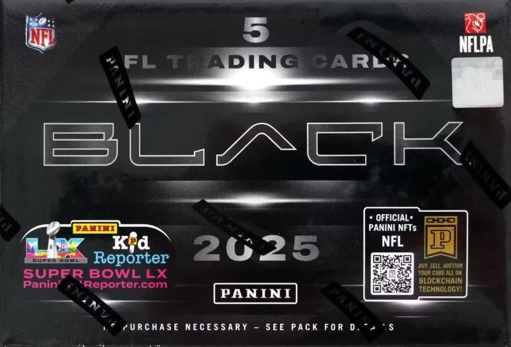 2025 Panini Black Football Hobby Box
