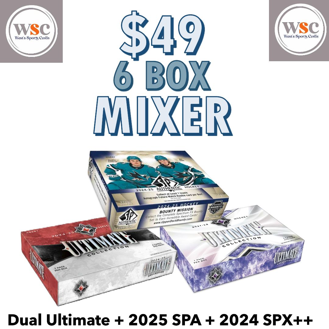 Break #5133 - 6 Box Mixer | Dual Ultimate  + 2025 SPA + 2024 SPX +++ *Team Random* ANY 1/1 BOUNTY AT $1750