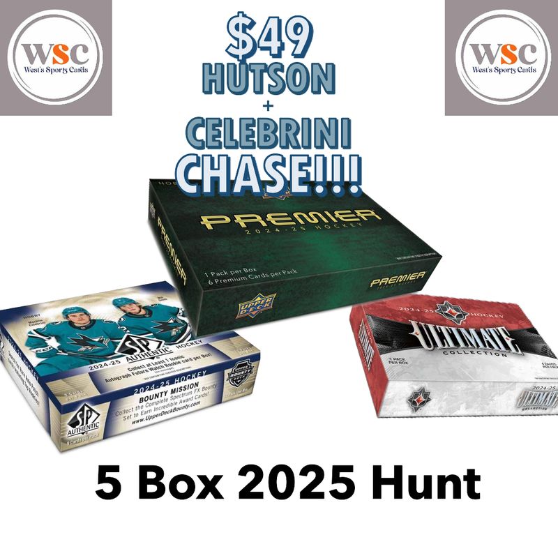 Break #5145 5 Box 2025 Chase!! | Premier + Ultimate + SPA+++*Team Random* ANY 1/1 BOUNTY AT $200