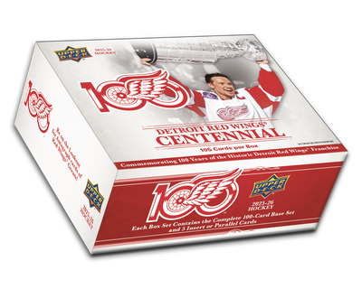 2025-26 Upper Deck Detroit Red Wings Centennial Hockey Box Set