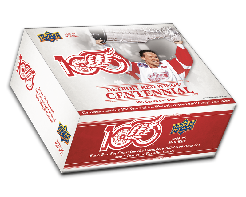 2025-26 Upper Deck Detroit Red Wings Centennial Hockey Box Set