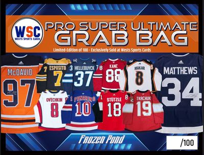 Break #5150 | FROZEN POND / WSC PRO JERSEY EDITION | MYSTERY BOX /100 | TEAM RANDOM... TRIPLE UP McDAVID OVECHKIN MATTHEWS MAKAR!