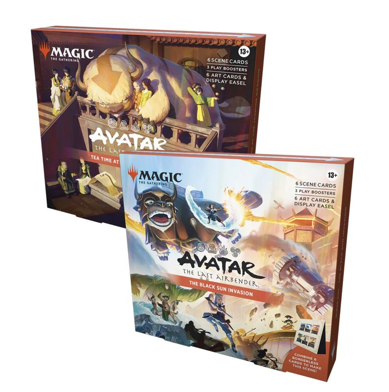 Magic The Gathering :  MTG Universes Beyond: Avatar The Last Airbender - Scene Box - The Black Sun Invasion