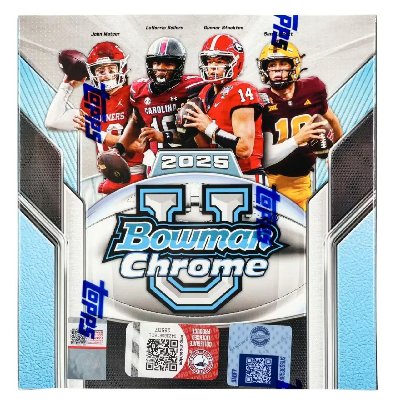 2025 Bowman Chrome University Football Mega Box