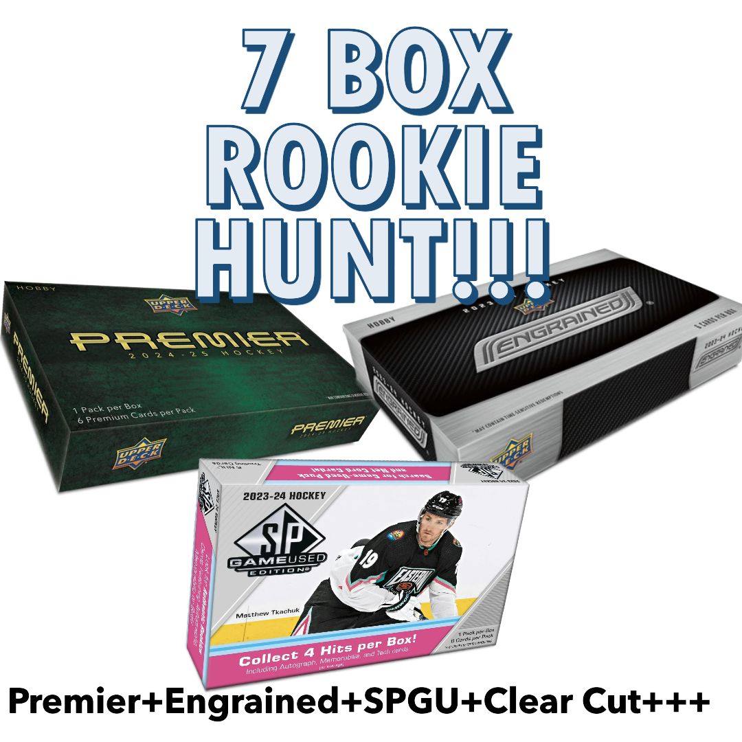 Break #5171 - BIG 7 Box Rookie Hunt Mixer!!! | Premier + Engrained + SPGU + Clear Cut+++ *Team Random* ANY 1/1 BOUNTY AT $400